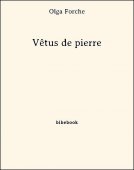 Vêtus de pierre - Forche , Olga - Bibebook cover