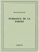 Puissance de la parole - Poe, Edgar Allan - Bibebook cover