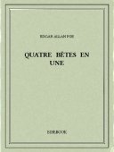 Quatre bêtes en une - Poe, Edgar Allan - Bibebook cover