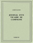 Journal d’un vicaire de campagne - Raîche, Joseph - Bibebook cover