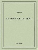 Le rose et le vert - Stendhal - Bibebook cover