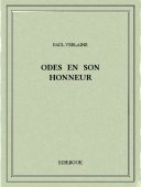 Odes en son honneur - Verlaine, Paul - Bibebook cover